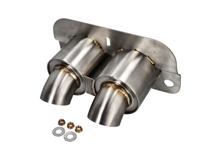 Trackday silenced exhaust tailpipe set. Porsche 992 GT3 / GT3 RS / ST / Touring - 9GT251697B, 9GT251697H, 9GT251697G, 9GT251697J - 9GT251697SIL