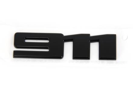 911 rear lid badge, in High-Gloss Black. Porsche 992 Turbo - 992853675H041, 992853675H