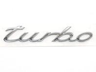 TURBO - Stemma posteriore cromato per Porsche 95B.1 Macan Turbo - 95B853675B TURBO - Stemma posteriore cromato per Porsche 95B.1 Macan Turbo - 95B853675B