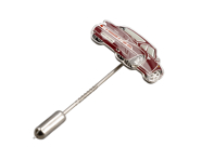 Stick Pin 'Porsche 911 Turbo' Rosso pietra rubino