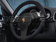 Volante multifunción en alcántara negro. Porsche 997 / 987 Boxster / 987C Caimán - 99704440214, 99704440215, 99704440219 Volante multifunción en alcántara negro. Porsche 997 / 987 Boxster / 987C Caimán - 99704440214, 99704440215, 99704440219