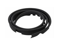 Front Bumper Beading, Satin Black. Porsche 968 1992-95 - 9445055310001C, 9445055320001C