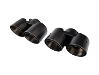 Double-end Sport tailpipe set, Matt Carbon fibre. Porsche 997.2 Turbo - CARP97TDFIERKEV Double-end Sport tailpipe set, Matt Carbon fibre. Porsche 997.2 Turbo - CARP97TDFIERKEV