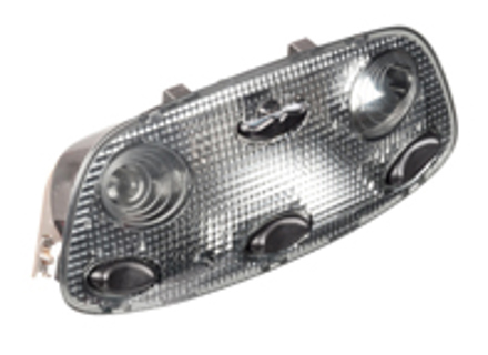 Interior light in matt finish. Porsche 996 2001-05 - 99663205310, 99663205301, PCG63205310