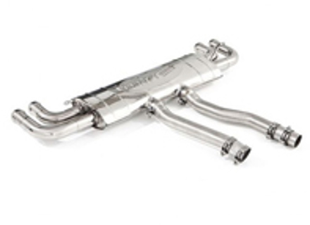 Sports exhaust rear silencer Porsche 958.1 Cayenne turbo and turbo S