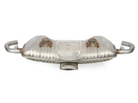 Exhaust muffler / silencer. Porsche 986 Boxster 97-99 - 99611112107, 99611112106, 99611114105, 99611114111, 99611114202, 99611114211, 99611115101, 99611115202, 9961111210