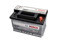 Autobatterie 12Volt 70amp Bosch S3 - 99961107020, 99961107021, 9A7915105 - S3007