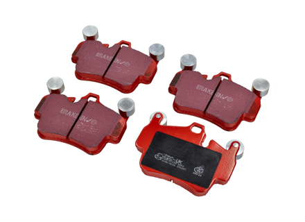 EBC 红色刹车片“公路版”。保时捷 997 Carrera / 987C Cayman / 987 Boxster - 99735193903, 99735193905, 99735193907, 99735193908 - DP32029C