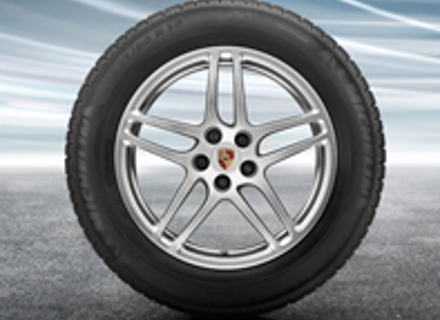 Cerchi in lega da 18' Macan S e pneumatici invernali originali Porsche - 95B044630B, 95B044640B
