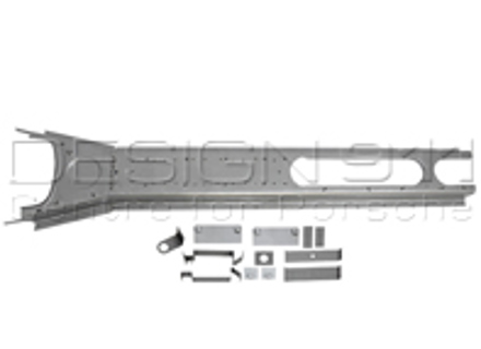 Shifter tunnel. Porsche 356 Pre A cars to '57 - 64449003, PP127A, P127A, PP127T1, P127T1