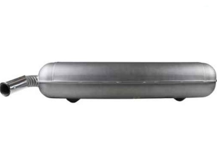 Terminale di scarico/silenziatore con uscita dal design rugoso. Porsche 911 1966-67 - 91111102500, 91111102505, 92.210Cearly, 1620614400 - 1620614400