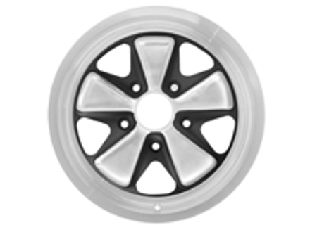 15' Fuchs wheel, polished / anodised, alloy wheel. Porsche 911 69-73 - 91136102000