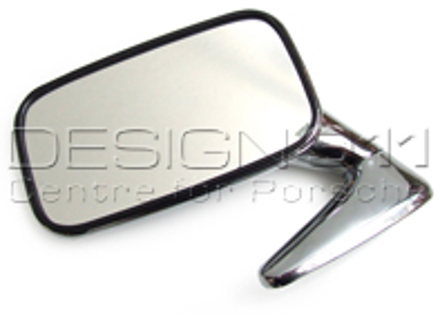 Door Mirror Rectangle in Chrome. SMALL. Porsche 911 70-73 - 91173101300, 91173101306, 91173101406, 91173101308, 91173101408 Door Mirror Rectangle in Chrome. SMALL. Porsche 911 70-73 - 91173101300, 91173101306, 91173101406, 91173101308, 91173101408