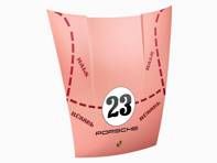 911 Bonnet Wall Art - Pink Pig 911 Bonnet Wall Art - Pink Pig