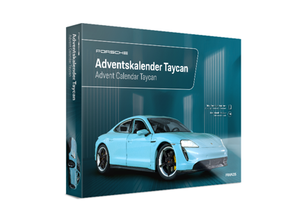 Porsche Taycan in schaal 1.24, Adventskalender