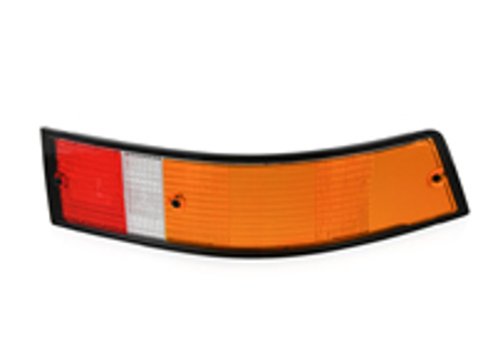 Indicator lens rear with Black rim. Porsche 911 - 1695350770, 1695350780, 91163194901, 91163195000
