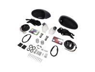 Teardrop mirrors kit. Porsche 964 / 993 - 96562490101, 96473190101, 96473190100