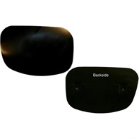 Front bumper fog lamp hole cover. Porsche 911 1965-73 - 90250505521, 90250505621, 90250505521GRV, 90250505621GRV, 591007, 591008, 1684150170, 1684150180 - 1684150170, 1684150180