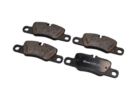 Pastillas de freno traseras Porsche 991 Carrera 2/2S/4/4S/GTS (PCCB), Cayenne 955 (PCCB) - 95535293970, P 65 029, P65029, 97035294903