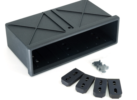 Radio delete cubby / pocket. Porsche 964 / 993 - 91155246302, 9115524630270B - RNND.964.06.BLA/A