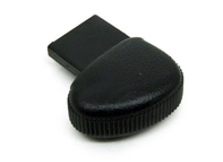 Heater control knob. Black. Porsche 911 1986-89 - 9116131390001C, 9116131390101C