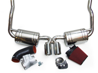 Exhaust Package + Plenum 74mm Throttle Body + Induction Kit Porsche Boxster 987 / Cayman Exhaust Package + Plenum 74mm Throttle Body + Induction Kit Porsche Boxster 987 / Cayman