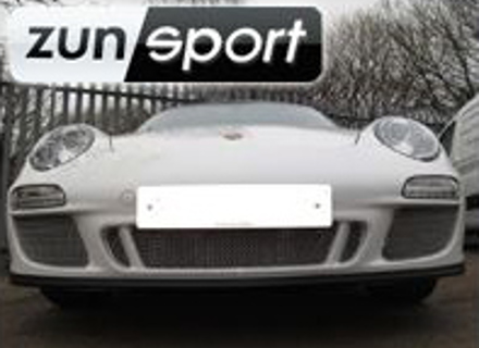 ZunSport Stainless Steel Complete Grille Set for Front Bumper. Porsche 997.2 Carrera GTS / Models With Aerokit Front Bumper - ZPR32009, ZPR32009