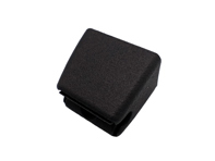Clip di supporto per aletta parasole, nero satinato. Porsche 928 / 911 / 964 / 993 - 9117313310070B, 91173133100