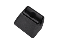 Clip de fixation de pare-soleil, noir, profil 25 mm. Porsche 911 (première génération). - 9117313310070B, 91173133100 - 911 731 331 00 HBL