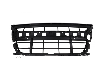 Voorbumper middenrooster, voor voertuigen met parkeerhulp, matzwart. Porsche 95B Macan 2019>> - 95B807683BGOK1, 95B807683BG