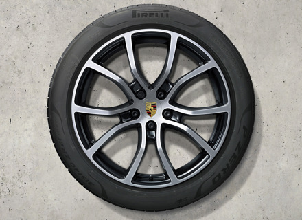 21' Cayenne  Exclusive Design alloy wheels and summer tyres Original Porsche - 9Y0044663H