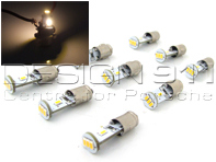 Dash Board LED Bulb Set of 9 BA7S Vintage White - 90063110299 Dash Board LED Bulb Set of 9 BA7S Vintage White - 90063110299