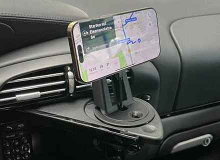 Smartphone holder and charger. Porsche 996 2001-05 - 9965521830001C, 9965521830201C, 9965521840001C, 99655295800, 99655295801