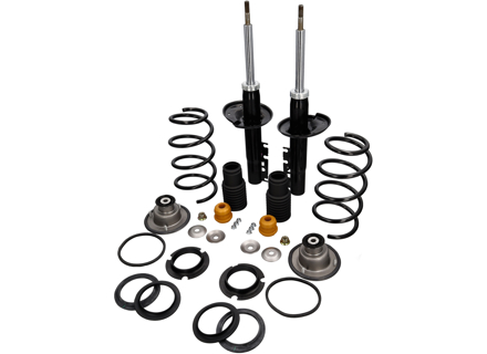Rear Suspension Overhaul Kit - Shock Absorbers, Springs, Mounts & Hardware - for Porsche 986 Boxster 2.5L/2.7L 1997-2002 - 98633330101, 98633350501, 98633305104, 98633305106, 98633305120, 98633353104504, 98633305903, 98633305904, 98633305906, 98733305900, 98633328501, 98633350402, 99634310702, 99634310703, 98633350902, 98633350403, 90038001209, 90038001201, PAF912799, PAF103353, 90038000509, 90038000501