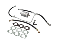 Kit de conducto de combustible del motor, junta de admisión, brida intermedia y filtro de combustible para Porsche 911 3.2 Carrera 1984–1989 - 93011041104, 93011059507, 93011050902, 92811025306, 92811025307, 93011041103, 93011059505, 93011059506, 93011019714, 93011050901