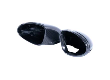 Buitenspiegelkappen linksgestuurd van Rennline koolstofvezel. Porsche 718 Boxster / 718 Cayman. - 985858653, 985858653G2X, 985858654, 985858654G2X - E420