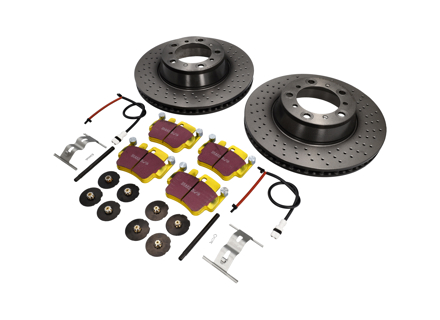 Brake Disc Package Sports EBC Brake Pads Porsche 997 C2S 3.8L - DP41514R, 99635240X02BRE, 99635295901, 99661236501, 99635208600, 99635208602, 0776, 99635294903, 99735193904, 2330, 99635294902, 99735193905, 99735193907, 99635294904, 99635240501, 99635240601, 99635240502, 99135240301, 99135240401, 99635240503, 99635240603, 99135240302, 99135240402, 09C87811, 09C08611, 09C09611, 99661236500, 96435209600, 99635208601, 96435209601