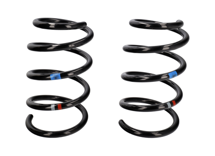 后螺旋弹簧（一对）- 松鼠灰/火红标记 - 适用于保时捷 718 (982) Cayman (手动/不带 PASM) 2017 款>> - 982511115A504