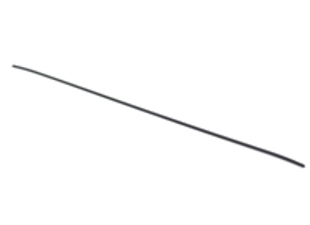 1/4 rear window trim moulding upper, Black. Porsche 928 - 9285434201070K, 9285434191070K