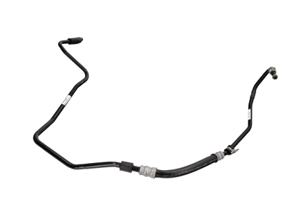 Power steering return line steering rack to oil cooler RHD. Porsche 958 Cayenne - 95834745001, 95834745000