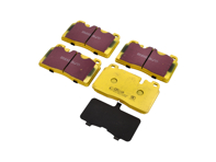 Plaquettes de frein avant EBC YELLOW « Fast Road ». Porsche Macan 2.0 - 8R0698151H, 9A769815100, PAC698151 - DP42168R