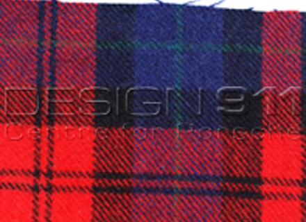 Porsche Classic Fabric SCHOTTENKARO Red - Blue - P9111354