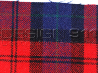 Porsche Classic Fabric SCHOTTENKARO Red - Blue - P9111354 Porsche Classic Fabric SCHOTTENKARO Red - Blue - P9111354