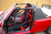 Roll cage 6 points boulonné avec barres de porte universelles. Porsche 914