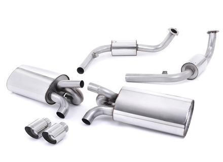 Silenziatore di scarico sportivo Milltek / Cat Back risonante (più silenzioso) Porsche 987 Gen2 Boxster S / Cayman S - 98711311731, 98711311732, 98711313131, 98711313132, 98711311831, 98711311832, 98711313231, 98711313232, 98711351130, 98711351131, 987113511BX, 987113511DX, 98711351230, 98711351231, 987113512BX, 987113512DX - SSXPO114