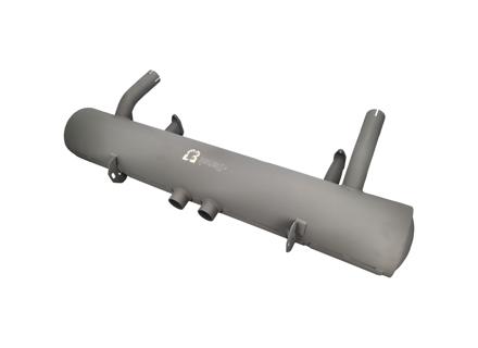 Exhaust Muffler / Silencer Rear box. Porsche 356B/C / 912 USA - 61611101005, 61611101005S, 92.311, 92311, 1620600500 - 1620600500