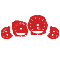 Dial face set,  PDK / KMH. Porsche 991.1