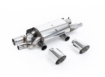Milltek Sports Exhaust Rear Silencer (PSE) With GT-115 Polished Tips. Porsche 991.2 3.0L T / S / GTS 2015-19 - 9P1251053A, 9P1251053C, 9P1251053B, 9P1251053D - SSXPO198