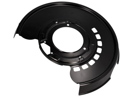 Brake disc cover plate, Rear. Porsche 957 Cayenne - 95535280160, 95535280260