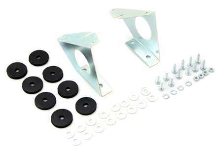 车牌架安装套件。保时捷 912/911 1965-73 - 90170105124, 90170105125